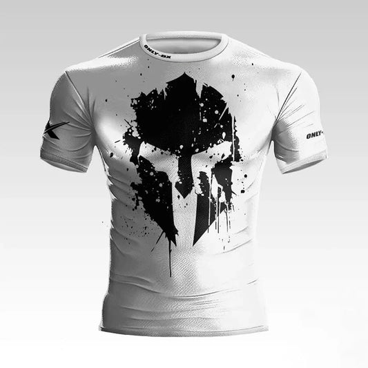 camisa de compressão para treino, estilo espartano